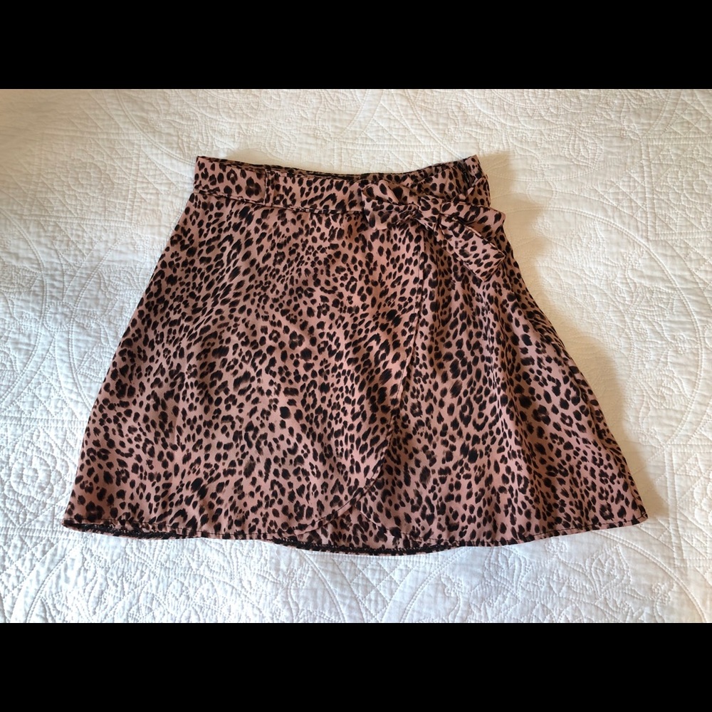 Momokrom cheetah skirt